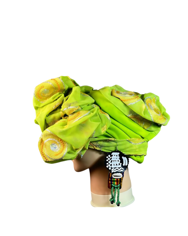 Ankara  X Leather Earrings - Image 3