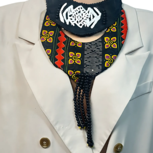 Ankara x Leather Necklace