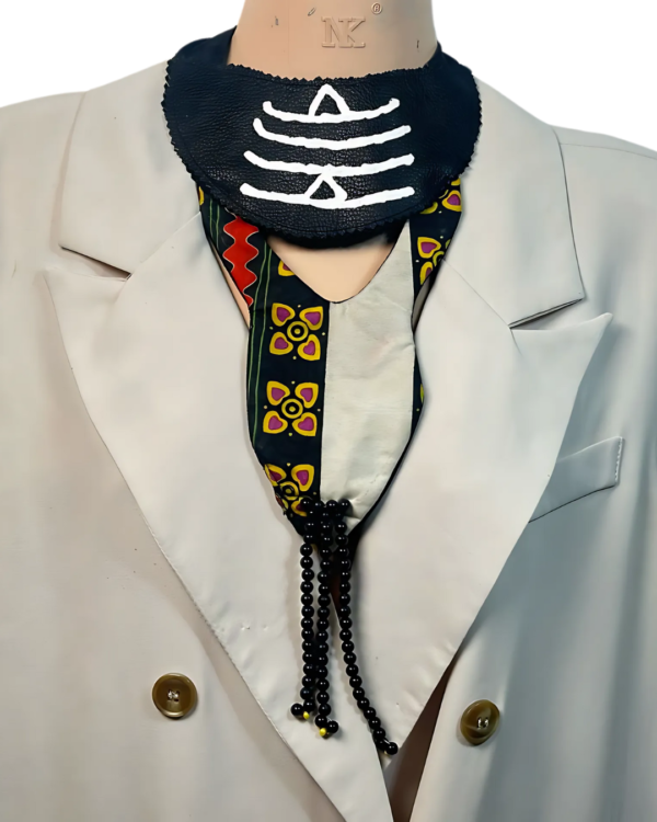 Ankara x Leather Necklace - Image 29