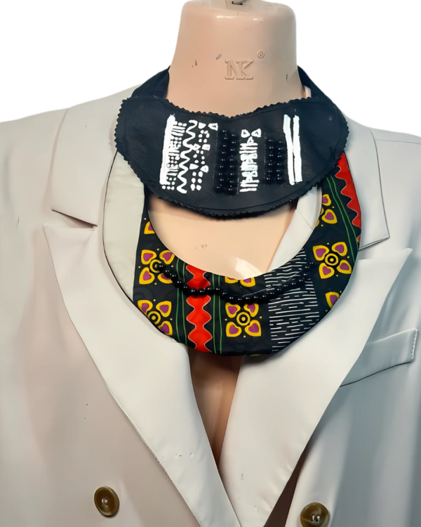 Ankara x Leather Necklace - Image 14
